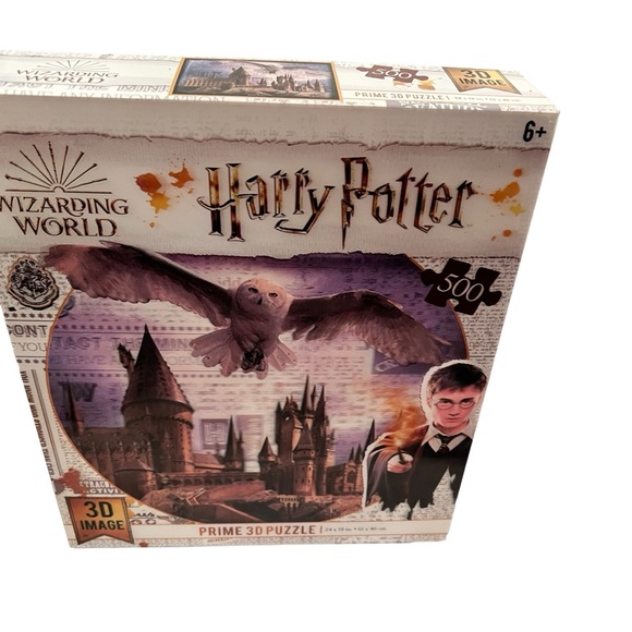 Harry Potter Hogwarts Hedwig Owl Prime 3D Image Puzzle 500 Pieces - Picture 4 of 4